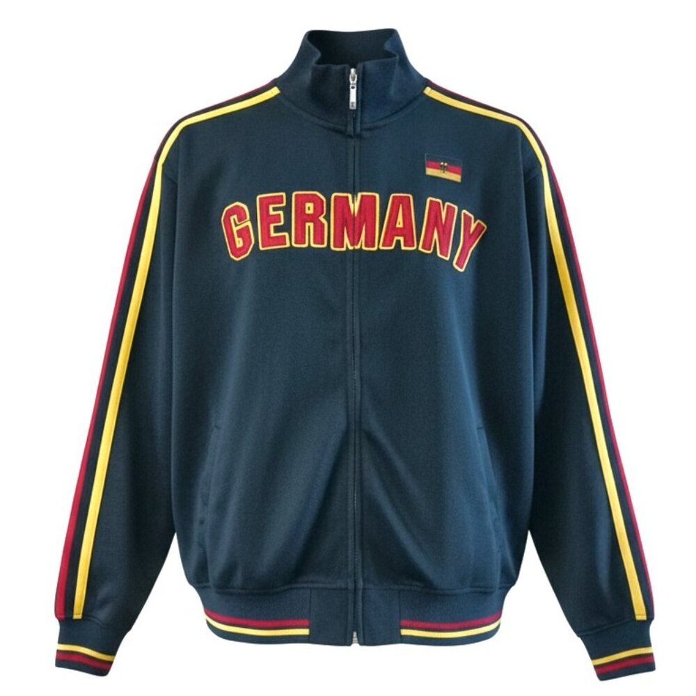 Vintage Germany Soccer Track Jacket | Y2K Fanwear | Size L